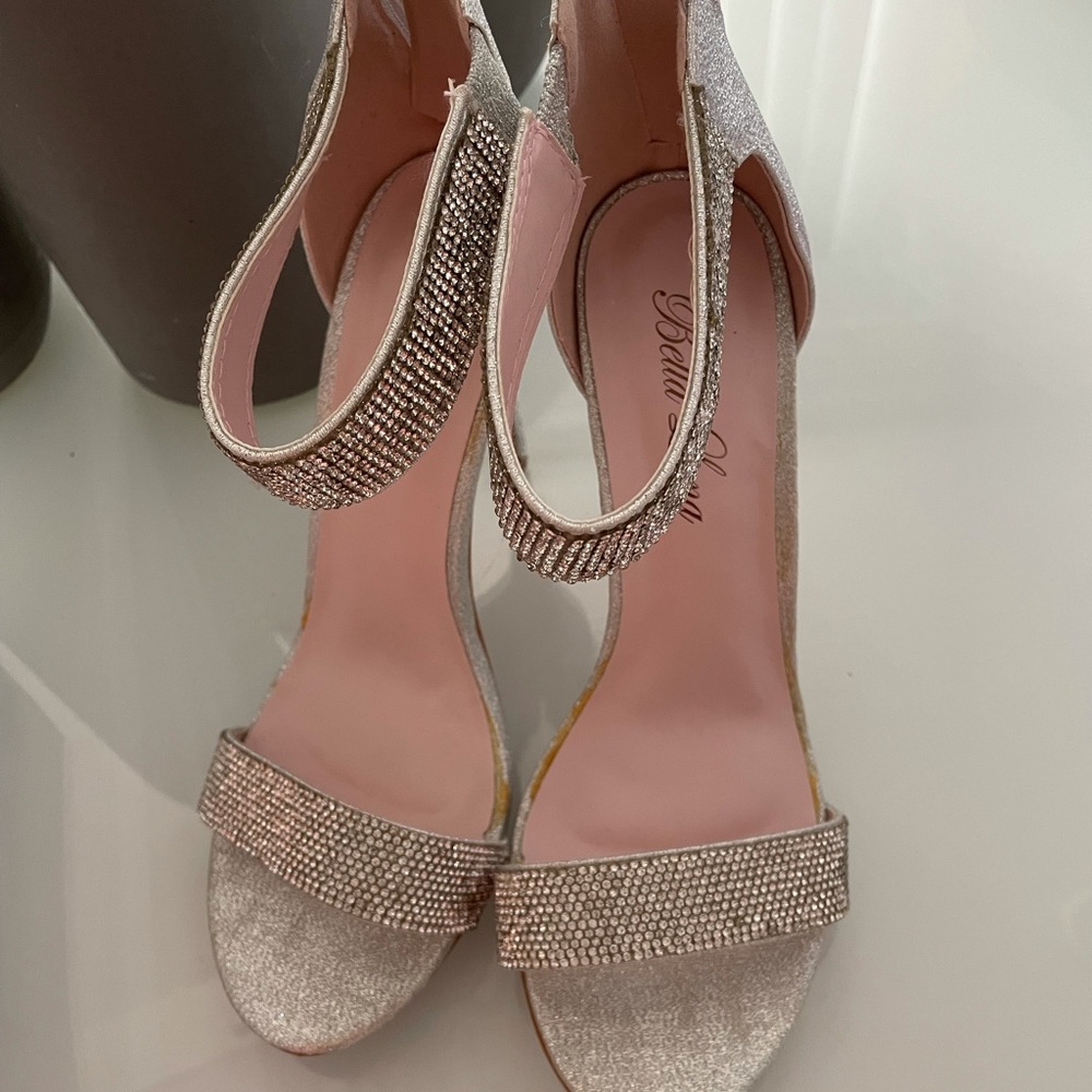Silver heels
